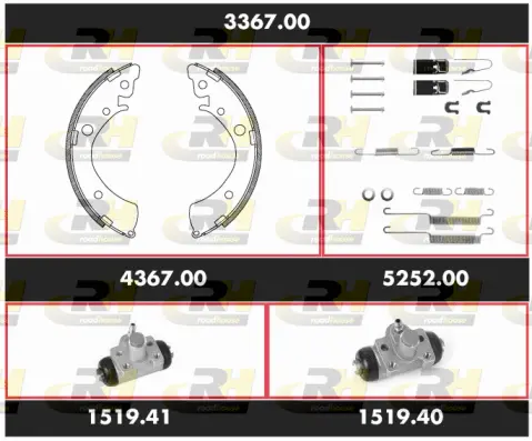 Brake Kit, drum brake (3367.00)