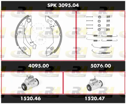 Brake Kit, drum brake (SPK 3095.04)