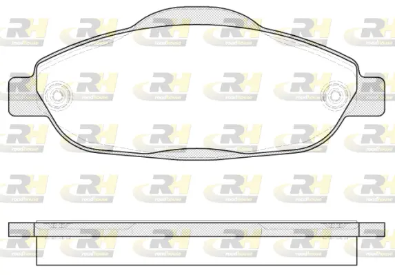 Brake Pad Set, disc brake (21323.00)