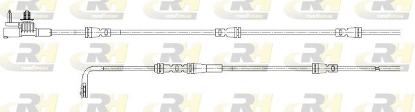 Warning Contact, brake pad wear (001185)