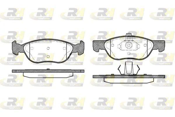 Brake Pad Set, disc brake (2587.00)