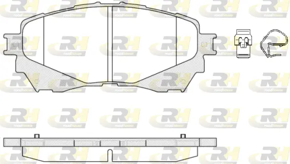 Brake Pad Set, disc brake (21538.04)