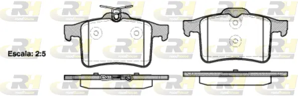Brake Pad Set, disc brake (21428.00)