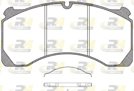 Brake Pad Set, disc brake (JSX 2847.00)