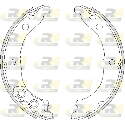 Brake Shoe, parking brake (4728.00)