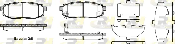 Brake Pad Set, disc brake (21228.01)
