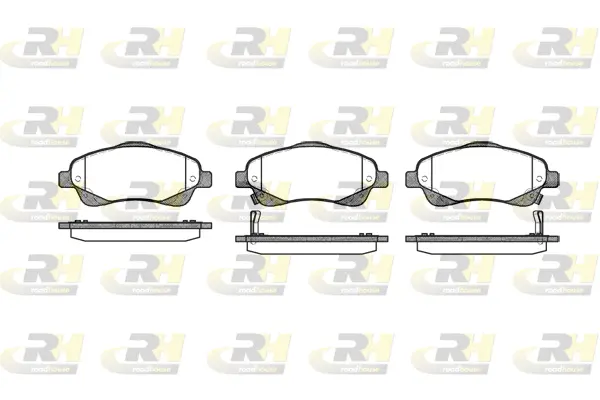 Brake Pad Set, disc brake (21046.02)