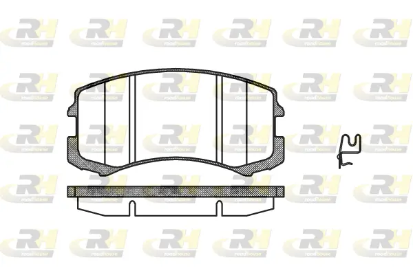 Brake Pad Set, disc brake (2965.01)