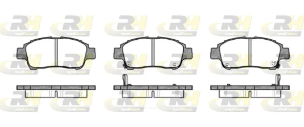 Brake Pad Set, disc brake (2712.02)