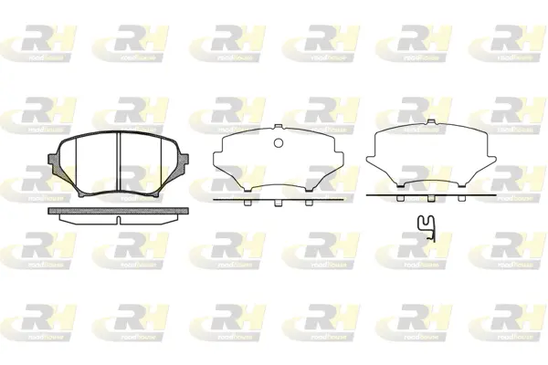 Brake Pad Set, disc brake (21189.01)