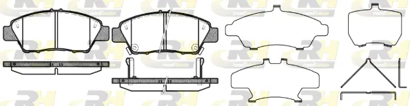 Brake Pad Set, disc brake (21358.02)