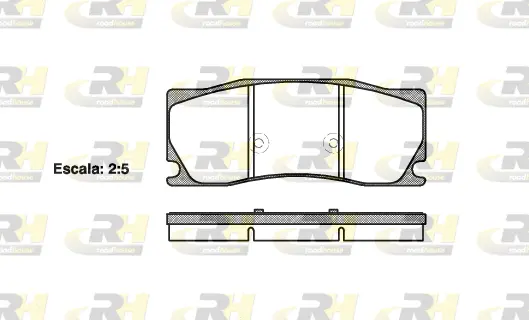 Brake Pad Set, disc brake (21402.00)