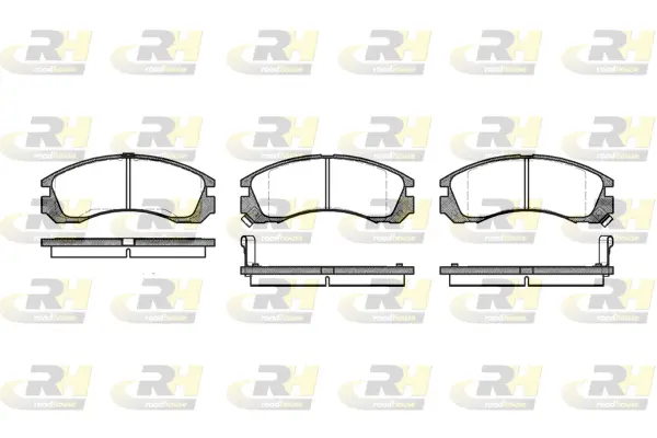Brake Pad Set, disc brake (2354.02)