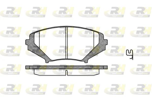 Brake Pad Set, disc brake (21080.01)