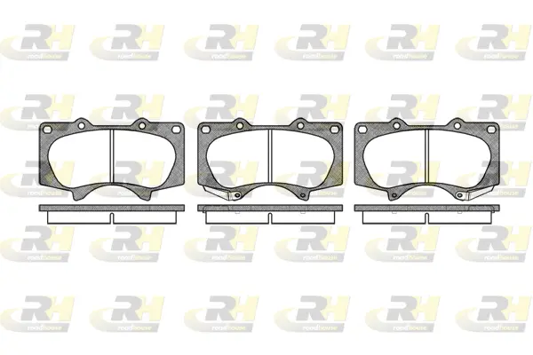 Brake Pad Set, disc brake (2988.00)