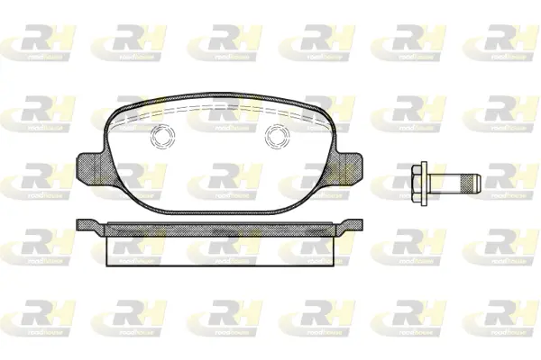 Brake Pad Set, disc brake (2878.00)