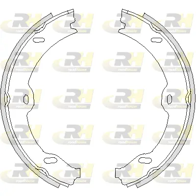 Brake Shoe, parking brake (4708.00)