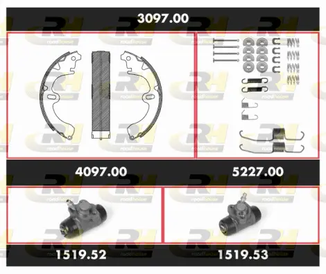 Brake Kit, drum brake (3097.00)