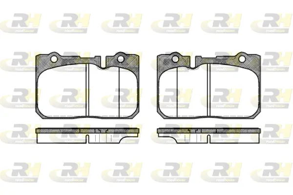 Brake Pad Set, disc brake (2679.00)