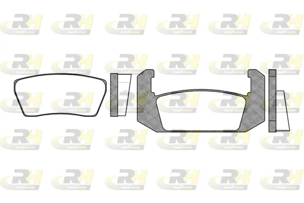 Brake Pad Set, disc brake (2041.00)