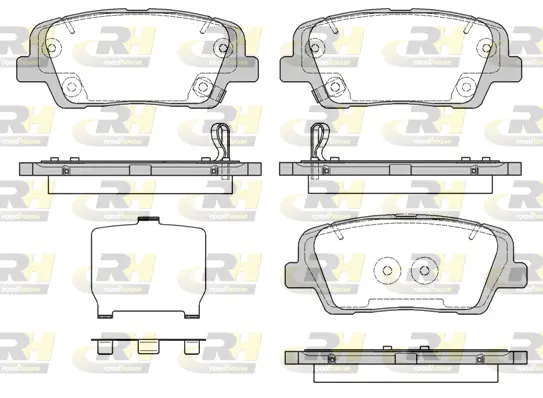Brake Pad Set, disc brake (21274.09)