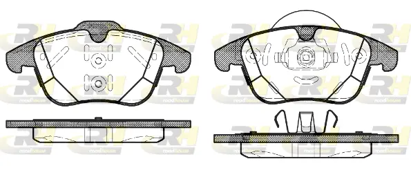 Brake Pad Set, disc brake (21482.00)