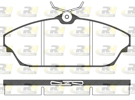 Brake Pad Set, disc brake (21504.00)
