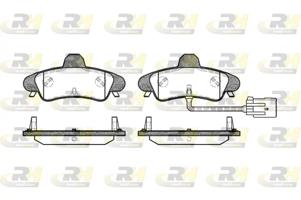 Brake Pad Set, disc brake (2433.12)