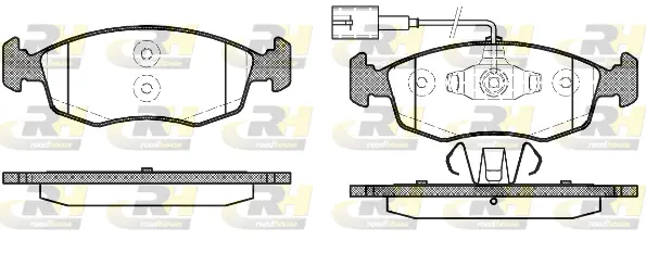 Brake Pad Set, disc brake (2172.52)