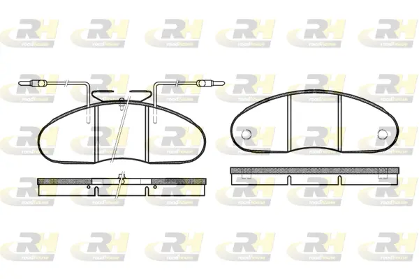 Brake Pad Set, disc brake (2048.02)