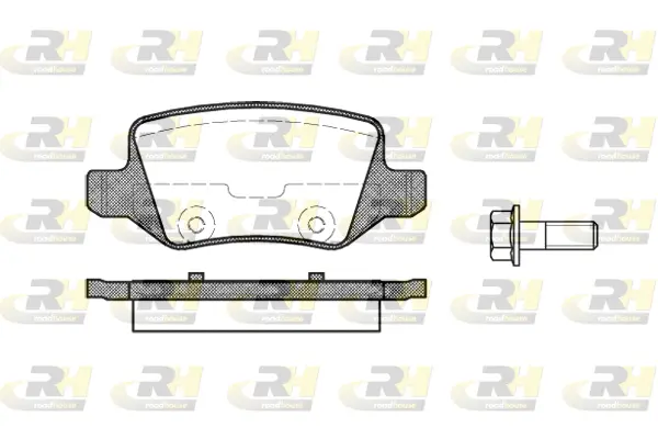 Brake Pad Set, disc brake (2818.00)