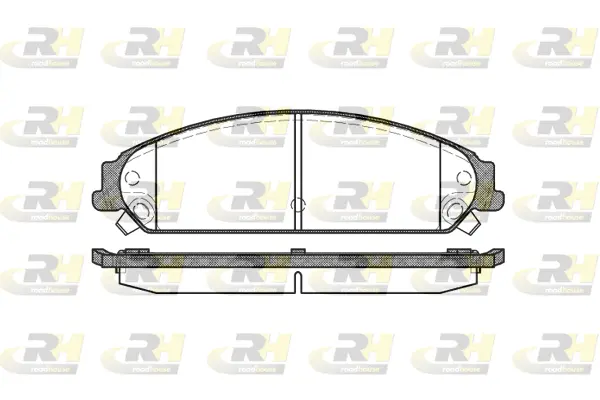 Brake Pad Set, disc brake (21128.08)