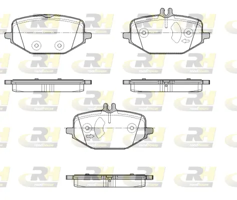 Brake Pad Set, disc brake (21855.00)