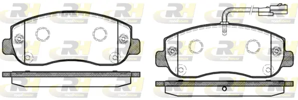 Brake Pad Set, disc brake (21449.01)
