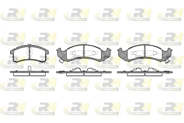 Brake Pad Set, disc brake (2537.02)