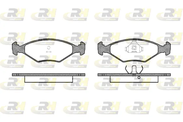 Brake Pad Set, disc brake (2281.00)