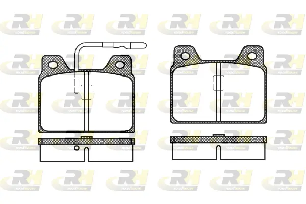 Brake Pad Set, disc brake (2068.02)
