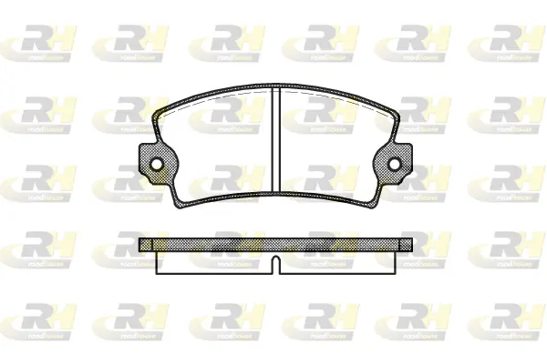 Brake Pad Set, disc brake (2021.00)