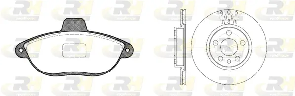 Brake Kit, disc brake (8602.00)