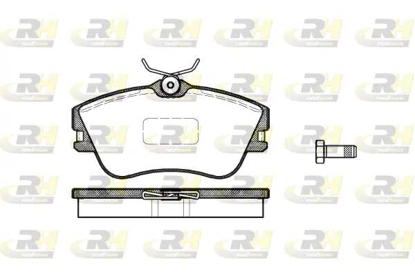 Brake Pad Set, disc brake (2480.00)