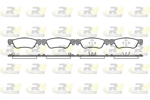 Brake Pad Set, disc brake (2295.04)