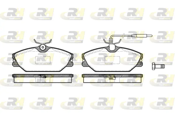 Brake Pad Set, disc brake (2208.12)