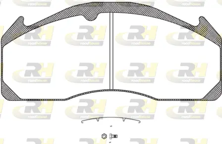Brake Pad Set, disc brake (JSX 21033.00)