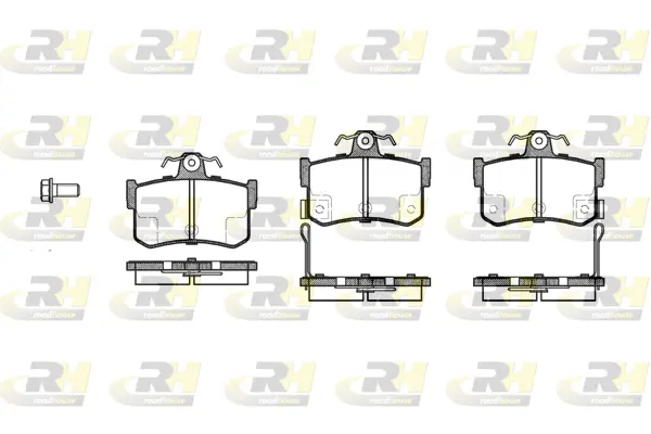 Brake Pad Set, disc brake (2251.12)