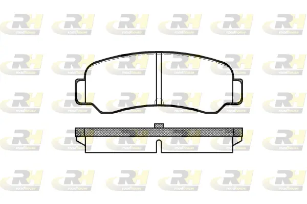 Brake Pad Set, disc brake (2200.00)