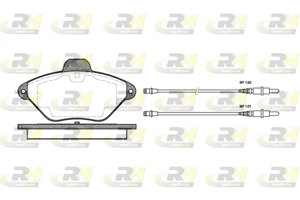 Brake Pad Set, disc brake (2439.04)