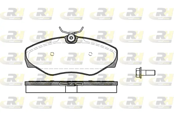 Brake Pad Set, disc brake (2834.00)