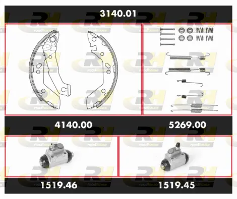 Brake Kit, drum brake (3140.01)