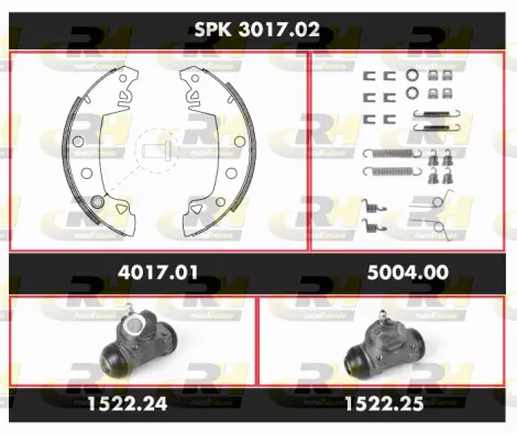 Brake Kit, drum brake (SPK 3017.02)