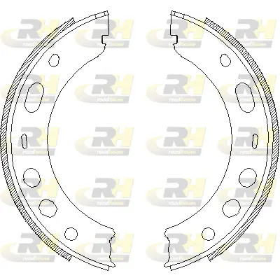 Brake Shoe, parking brake (4724.00)